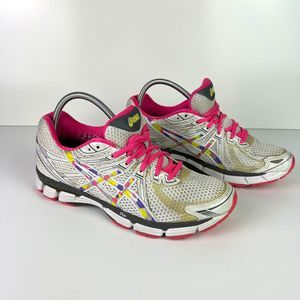 Asics GT-2000 Gel Women's Size 9.5 White Pink Running Sneakers Shoes T2K7N